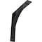 Ekena Millwork Morris Steel Bracket, Powder Coated Black 3"W x 18"D x 18"H BKTM03X18X18MOPBL - alternate 1